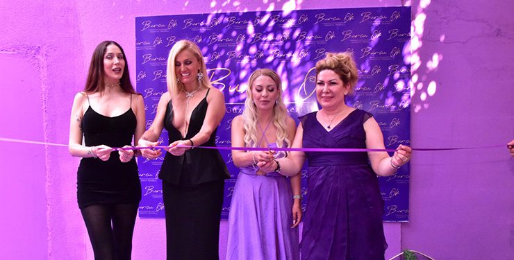 Burcu Ok Güzellik Merkezi açılışına yoğun ilgi