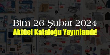 Bim 26 Ocak 2024 Aktüel Kataloğu Yayınlandı!